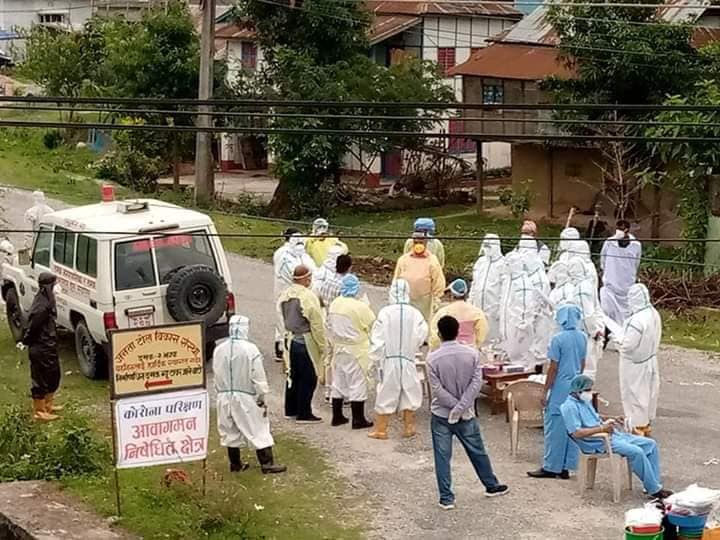 दमकमा हाल सम्म ८४ व्यक्तिको पिसिआर परिक्षण