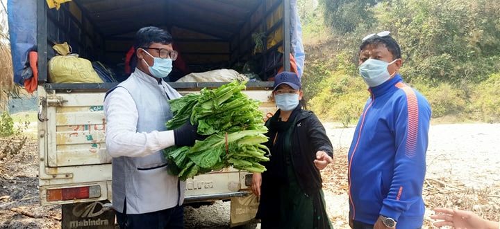 माङसेबुङमा ४ सय ५० परिवारलाई हरियो सागसब्जि वितरण