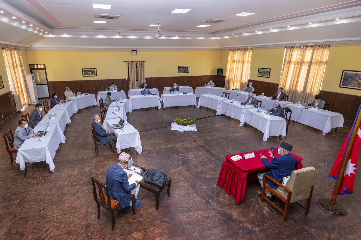 वालुवाटारमा सर्वदलीय बैठक सुरु, सबै दलका प्रतिनिधीहरुको सहभागिता