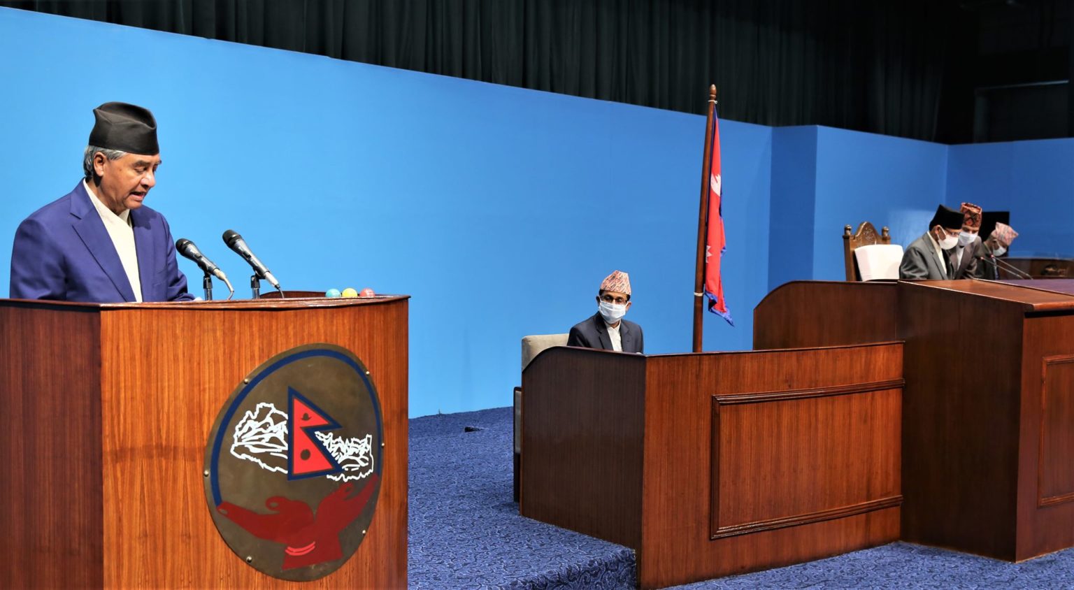 संसदमा देउवाको सम्बोधन, ‘एमसीसीलाई सदनबाट पारित गर्न सरकार उदासिन देखियो’