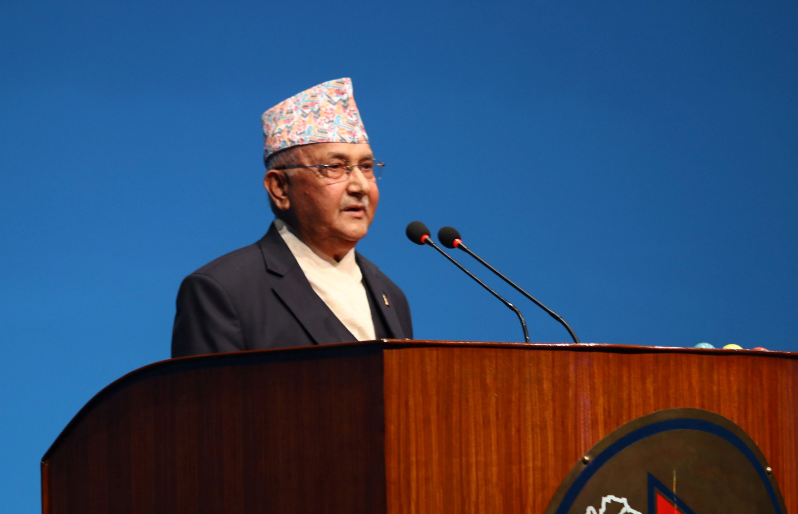 भारतलाई प्रम ओलीको प्रश्न– सिंहमेव जयते कि सत्यमेव जयते ?