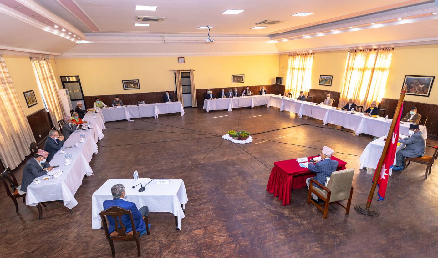 वालुवाटारमा बसेको सर्वदलिय बैठकको निश्कर्षः भारतीय अतिक्रमण विरुद्ध एक होऔँ