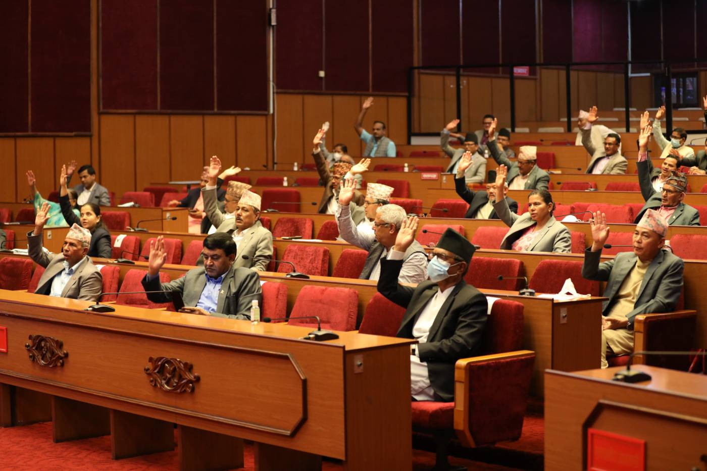 नेपालको संविधान (दोस्रो संशोधन) विधेयक राष्ट्रियसभाबाट सर्वसम्मतिले पारित