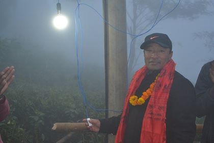माईजोगमाई–६ प्याङका १२० घरधुरीलाई लक्षित गरी विद्युत् विस्तार