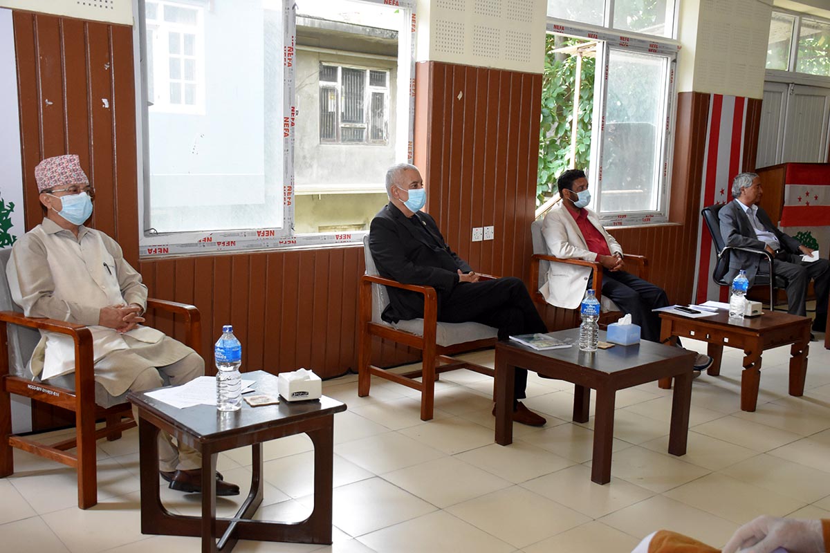 नेकपा फुटेपनि सत्ता सहकार्य नगर्ने काँग्रेस केन्द्रिय समितिको निर्णय