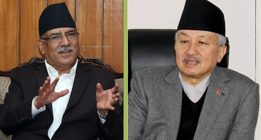 नेम्वाङलाई प्रचण्डको प्रश्नः तपाईहरु पार्टी एकता चाहनुहुन्छ कि विग्रह ?