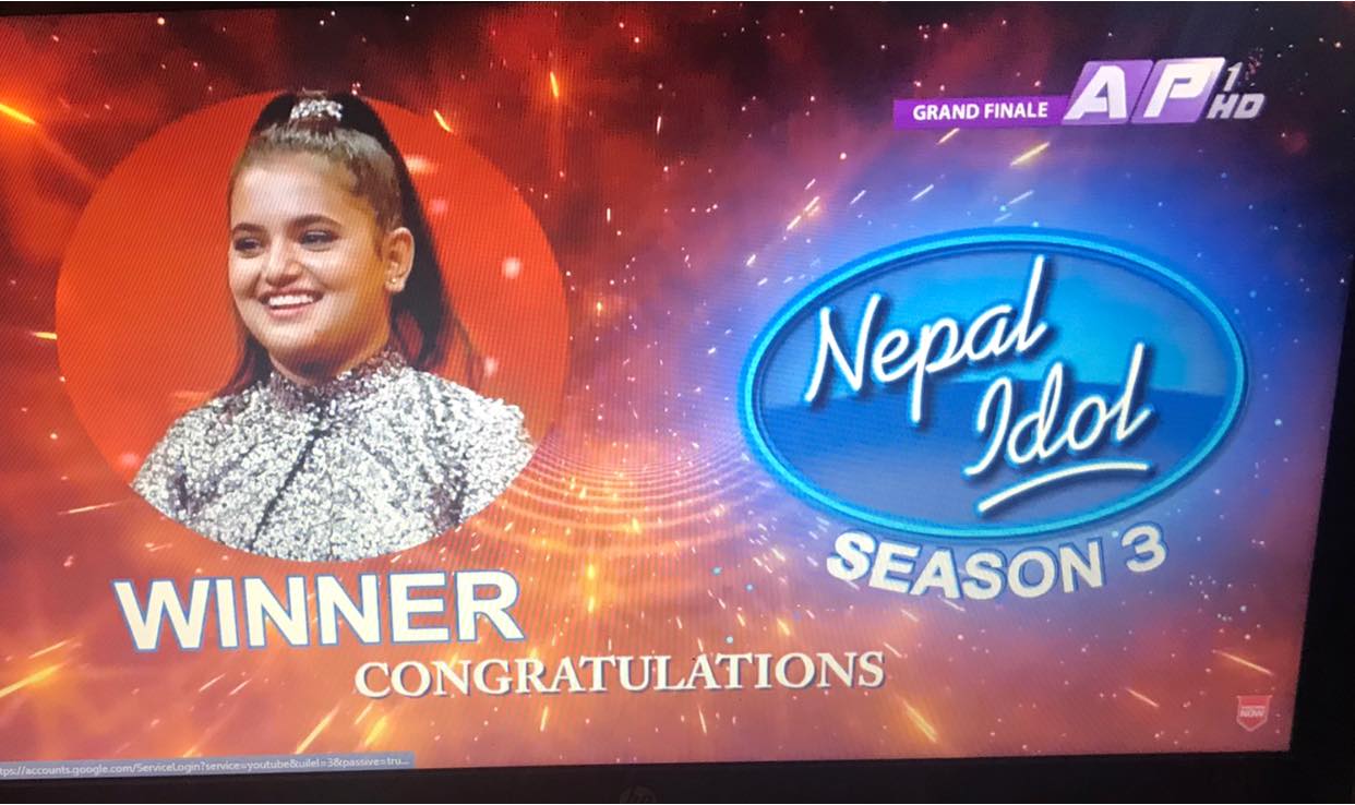 मोरङकी सज्जा चौलागाँई बनिन् ‘नेपाल आइडल सिजन–३’को विजेता