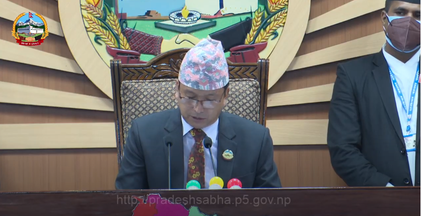 प्रदेश–५ को राजधानी दाङको देउखुरी र नाम लुम्बिनी दुई तिहाइ बहुमतले पारित