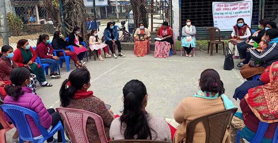 इटहरीमा लैङ्गिक हिंसा विरुद्धको १६ दिने अभियान जारी