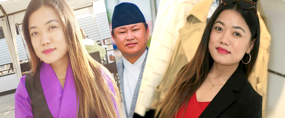 मुख्यमन्त्री शेरधन राईले ‘मिस मंगोल’ ज्याङ्मु शेर्पासँग लगनगाँठो कस्दैं