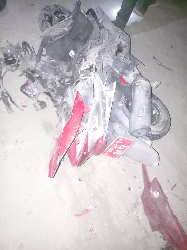 उर्लाबारीमा आज साँझ भएको सवारी दुर्घटनामा दुई जनाको मृत्यु
