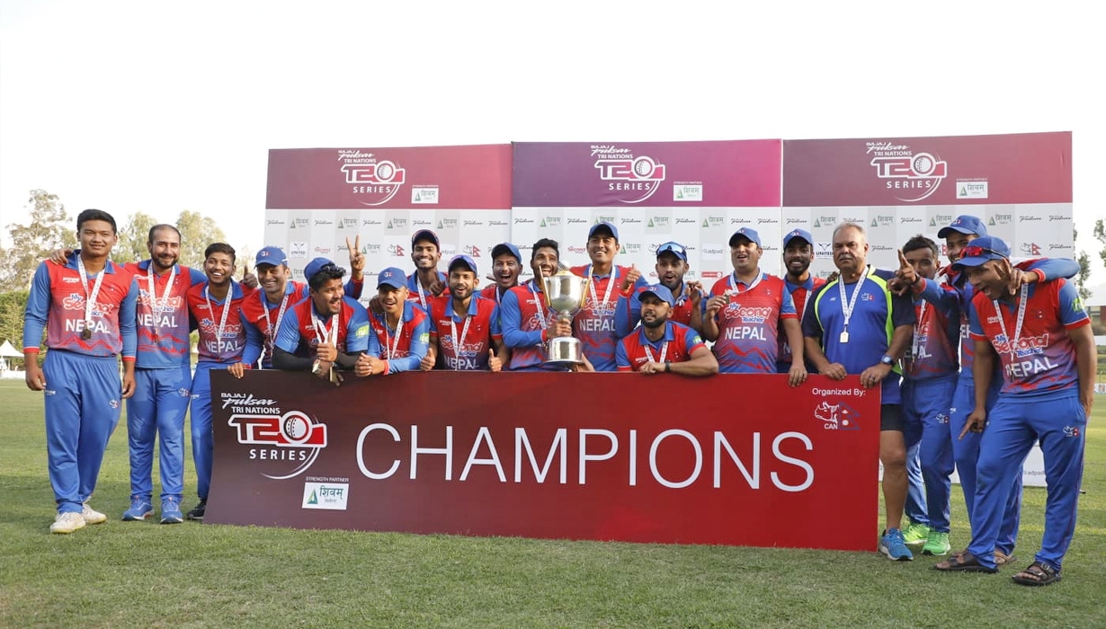 त्रिकोणात्मक टी–२० सिरिज क्रिकेटमा नेपालको कीर्तिमानी जीत