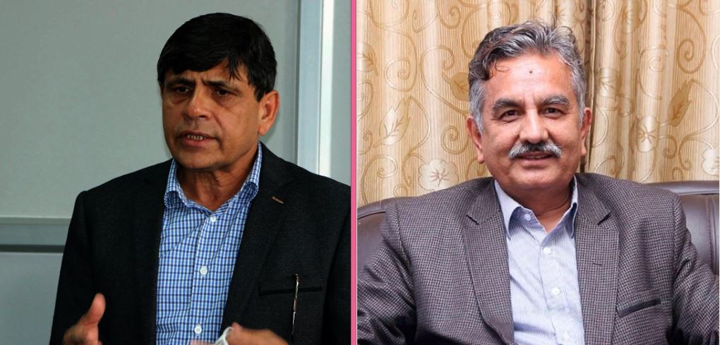 घनश्याम भुषाल र सुरेन्द्र पाण्डे पनि एमालेबाट ६ महिनाका लागि निलम्बत