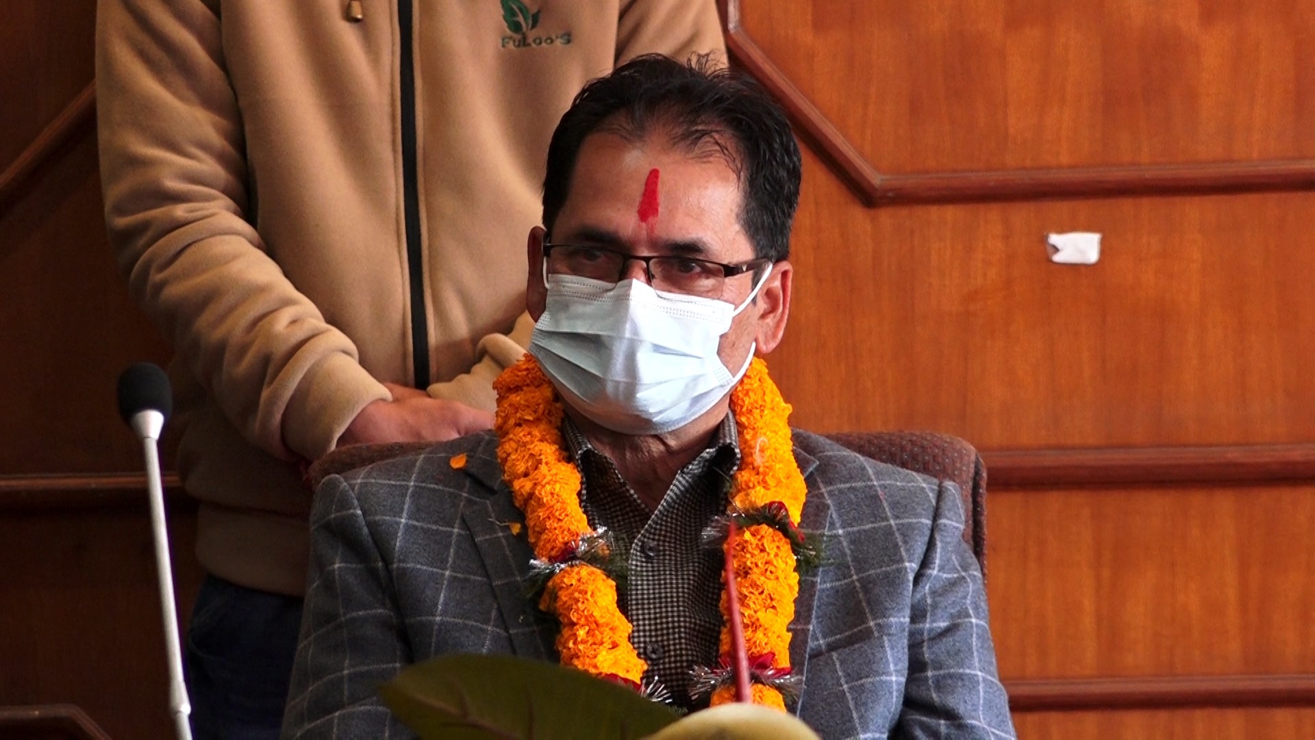 खानेपानी मन्त्री थापालाई कोरोना सङ्क्रमण