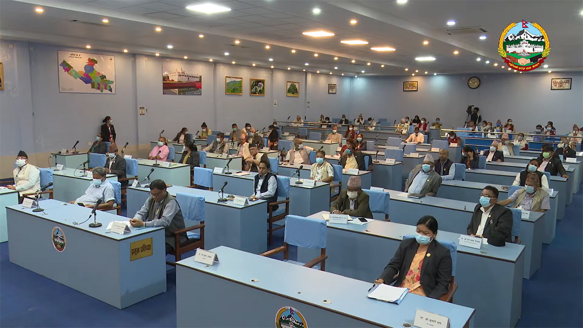 लुम्बिनी प्रदेश सरकारले आज नीति तथा कार्यक्रम प्रस्तुत गर्दै