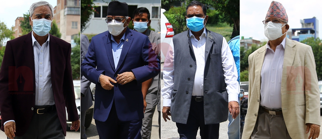 विपक्षी गठबन्धनको बैठक नेपाल निवास कोटेश्वरमा बस्दै