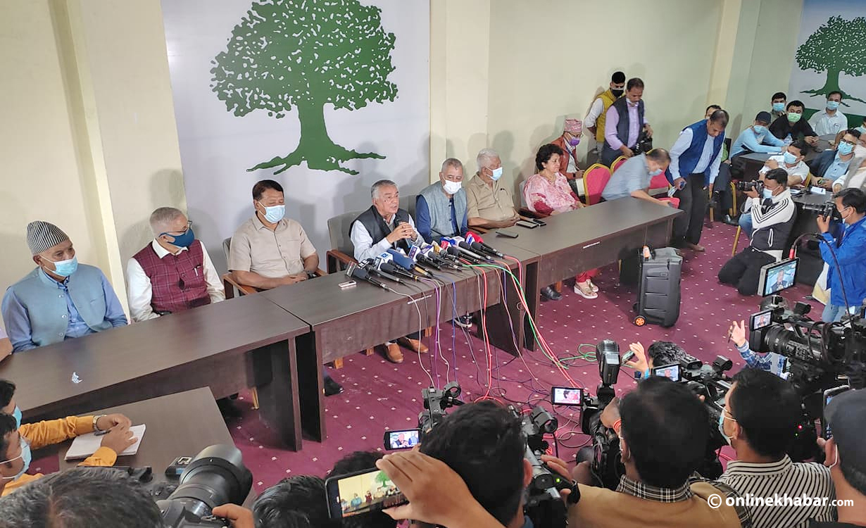 महाधिवेशनमा साझा उम्मेदवार घोषणा गर्ने पौडेल समूहको दावि