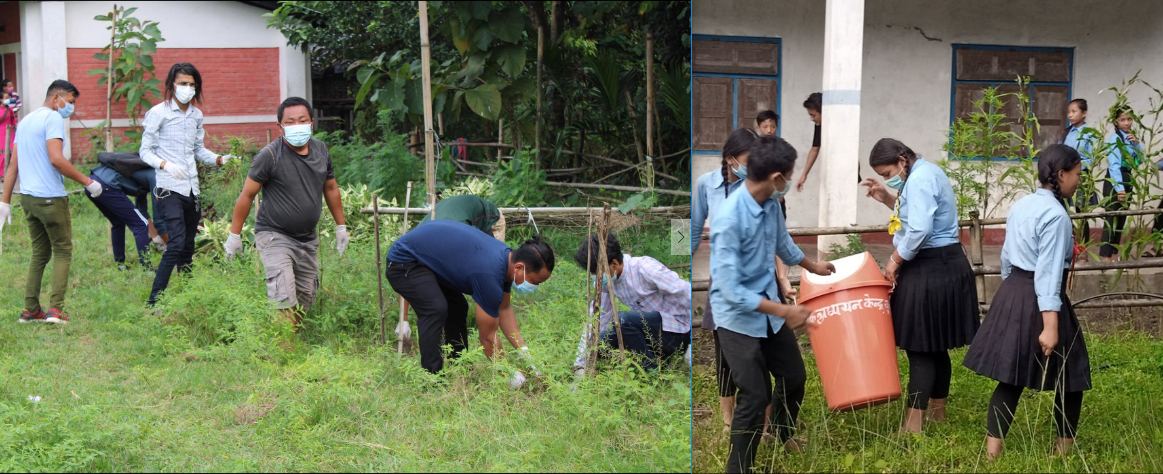 अखिल इलामको सर्कुलर बमोजिम चुलाचुलीको दुई स्थानमा एकैसाथ सरसफाई कार्यक्रम सम्पन्न