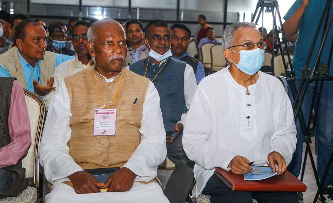 नेपाल समाजवादी पार्टीको अध्यक्षमा बाबुराम भट्टराई र महिन्द्र राय यादव