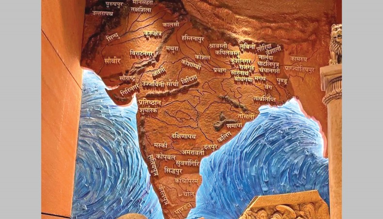 भारतको संसद भवनमा राखिएको ‘अखण्ड भारत’ नक्साबारे बंगलादेशले स्पष्टीकरण सोध्ने