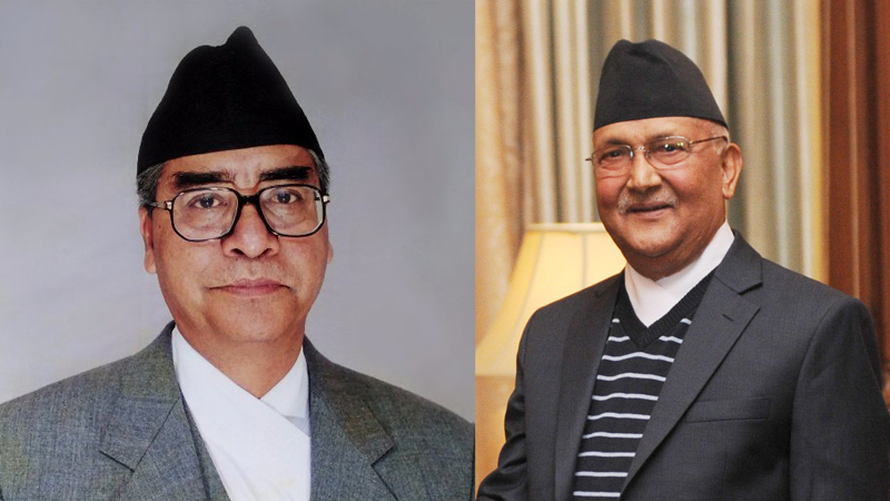 कांग्रेस–एमाले मिलेर सरकार बनाउने तयारी, देउवा सकारात्मक