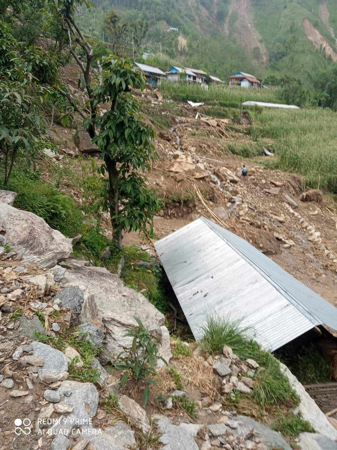 पहिरोले घर पुरिँदा तीन जनाको मृत्यु
