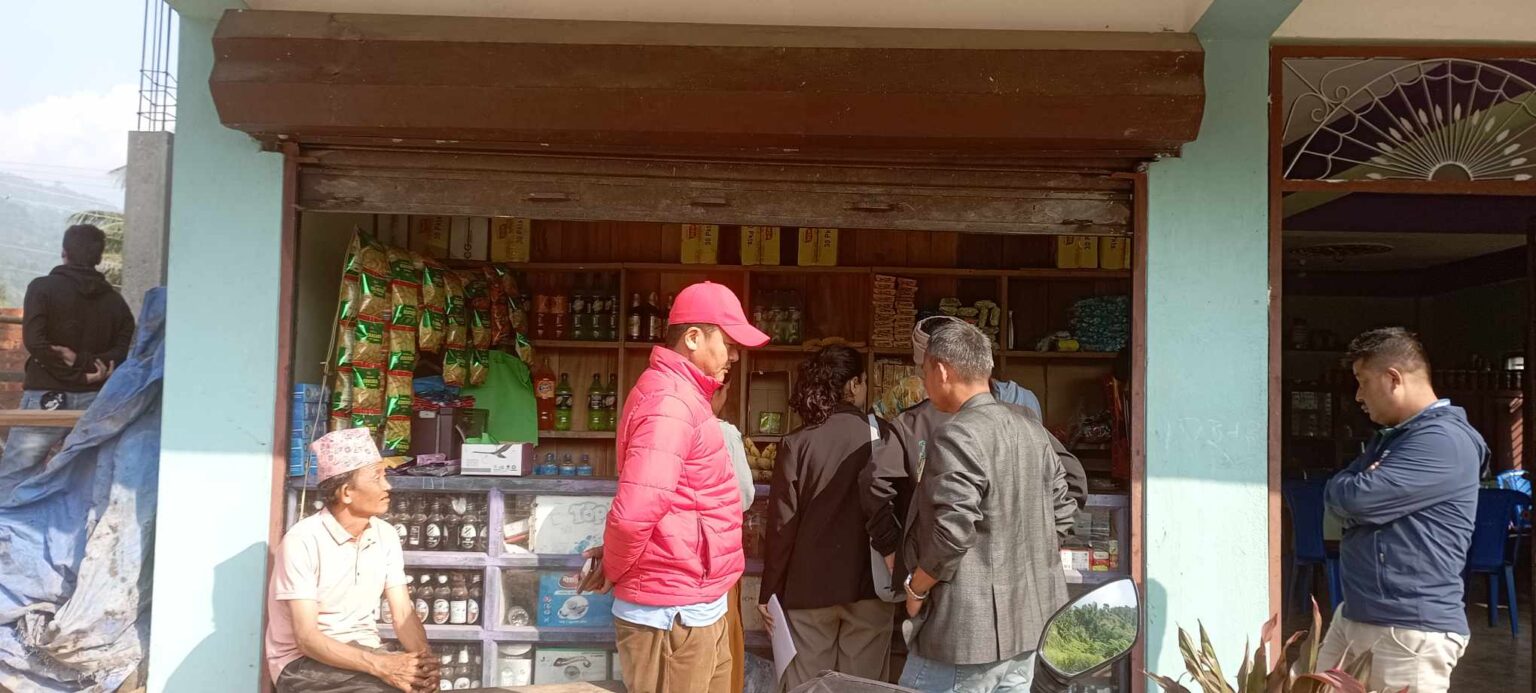 माङसेबुङ गाउँपालिकामा चाडवाड लक्षित अनुगमन सुरु