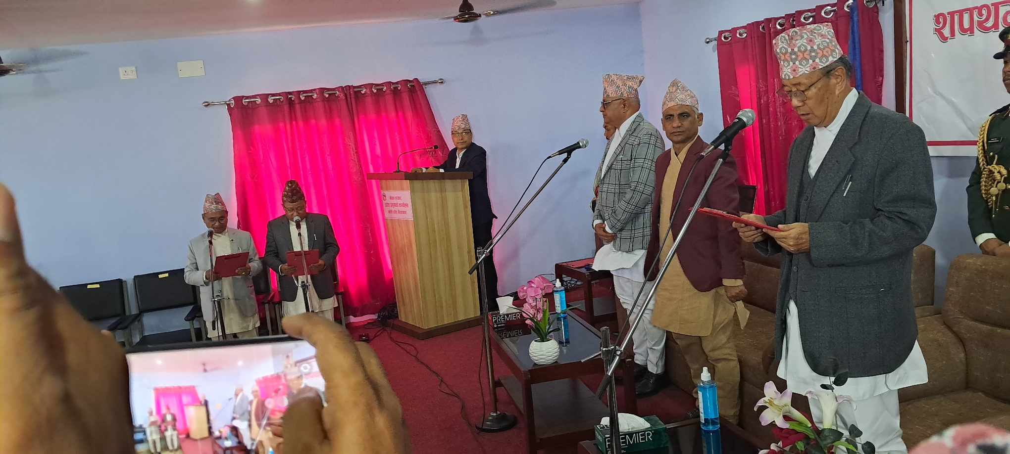 कोशीमा तीन सदस्य मन्त्रिपरिषद गठनः इलामका सांसदद्वय राना र राई बने मन्त्री