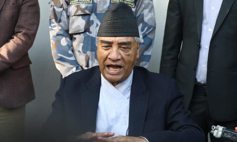 बहुमत ल्याउन कम्मर कसेर लाग्न पार्टीका नेता, कार्यकर्तालाई देउवाको निर्देशन