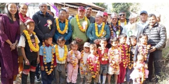माङसेबुङको रतुवाबैंसीमा बाल विकास केन्द्र स्थापना