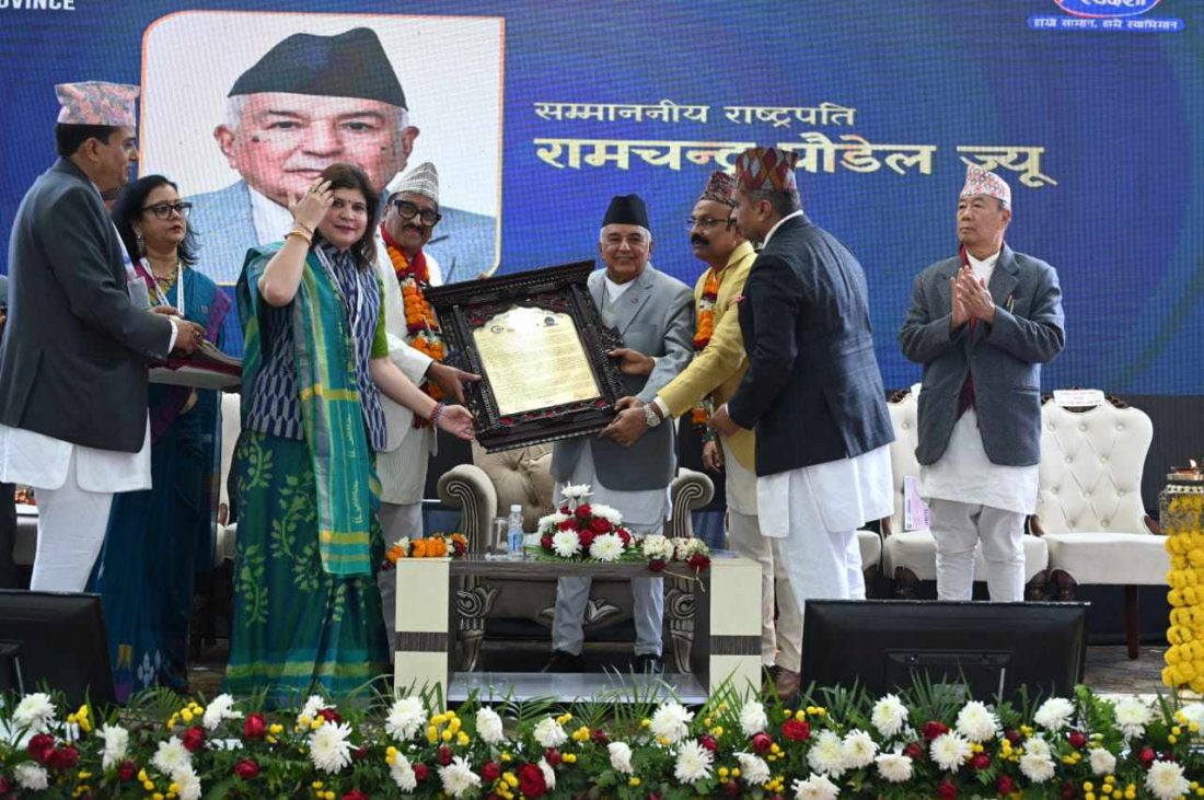 मेरो तागतले भ्याएसम्म र म रहेसम्म गणतन्त्रमाथि कुनै आँच आउन दिन्नः राष्ट्रपति पौडेल
