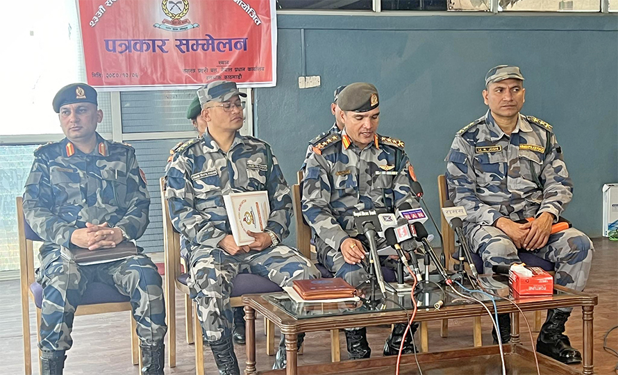 सशस्त्र प्रहरीमा इन्स्पेक्टरबाट डीएसपी बढुवा हुन विपद् व्यवस्थापनमा डिप्लोमा गरेको हुनु पर्ने
