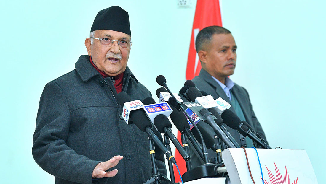 पार्टीले सिठी बजाउँदा आन्दोलनमा पुग्ने गरी तयार हुन ओलीको निर्देशन