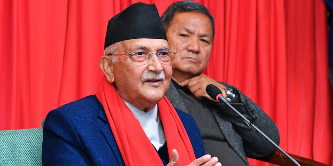 देउवालाई ओलीको प्रश्नः कांग्रेस एक्लै उभिन सक्छ ?