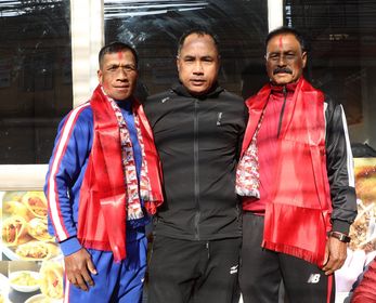 धर्म र पुष्प दिल्ली प्रस्थान