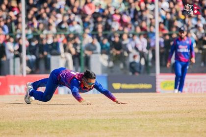 त्रिकोणात्मक सिरिजमा नेपालको खराब प्रर्दशन जारी, अन्तिम खेलमा पनि ८ विकेटले पराजित