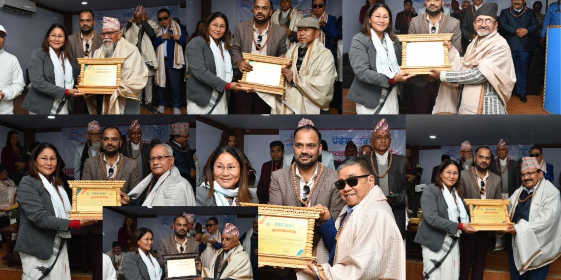 इटहरीमा प्रेस स्वतन्त्रता सेनानीसहित क्रियाशील पत्रकारहरू सम्मानित