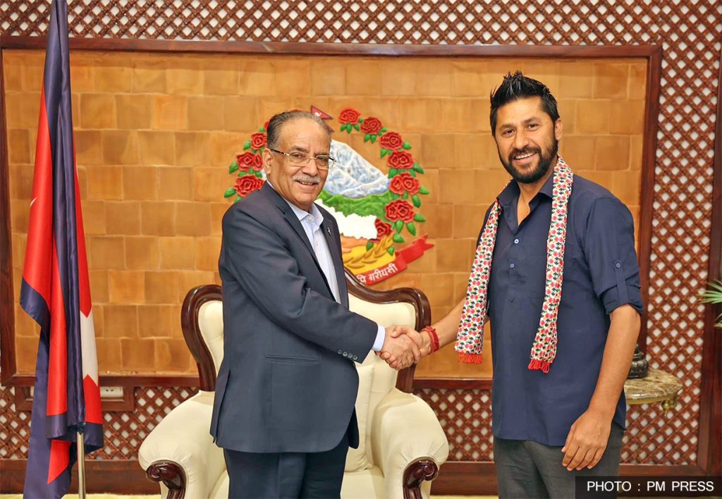 प्रधानमन्त्री प्रचण्ड र ‘रास्वपा’का सभापति रवि लामिछानेबीच भेटवार्ता