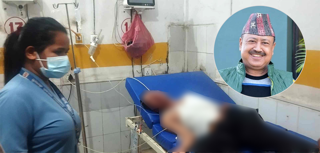 धनगढीका मेयर गोपाल हमाललाई धम्की दिने व्यक्ति अस्पताल भर्ना