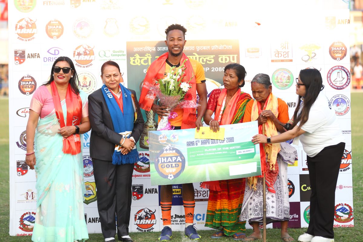 एपिएफ फुटबल क्लब छैटौँ झापा गोल्ड कपको फाइनलमा प्रवेश