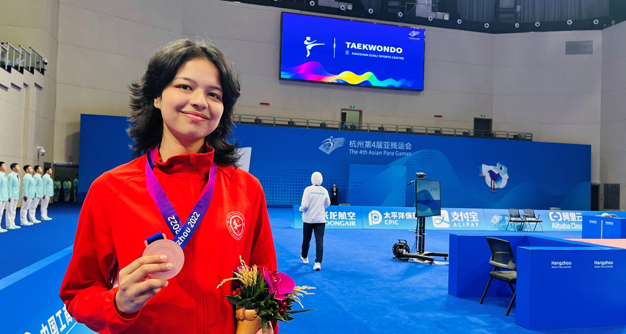 एसियन छनोटमा स्वर्ण जित्दै पारा ओलम्पिकमा छनोट भइन् पलेशा गोबर्धन