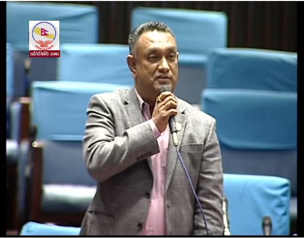 गृहमन्त्री रविलाई नैतिकता देखाउन कांग्रेस सांसद राजु थापाको आग्रह