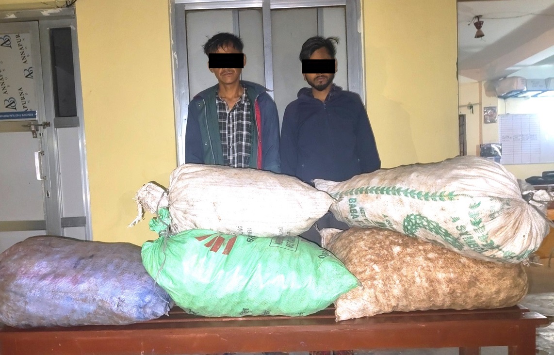 झापाको अर्जुनधारामा सुपारी चोर पक्राउ