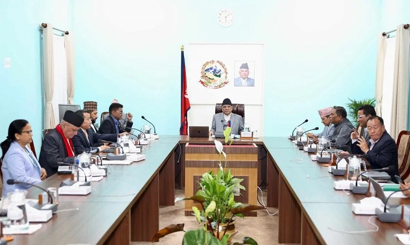 सिंहदरबारमा मन्त्रिपरिषद् बैठक सुरु