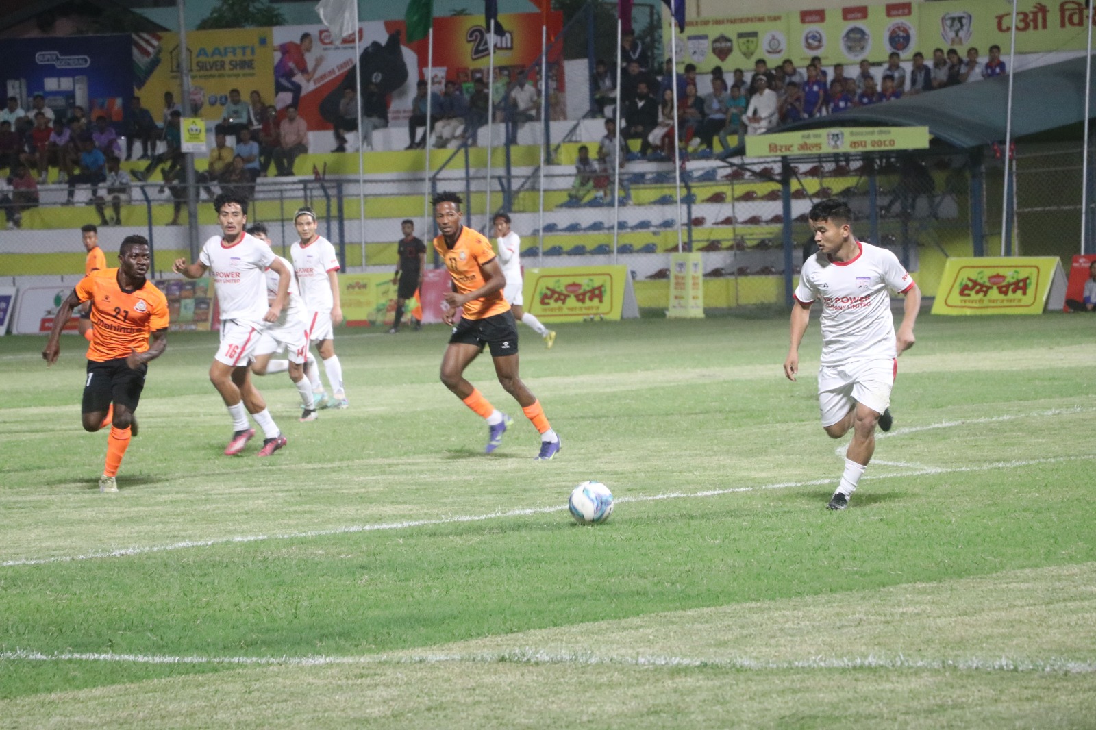 चर्च ब्वाइजलाई हराउँदै एपीएफ विराट गोल्डकपको सेमिफाइनलमा