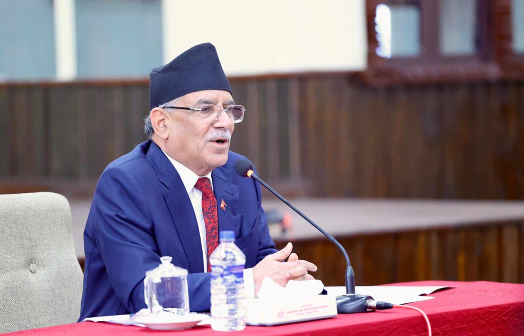 विदेशी लगानी भित्र्याउन कानुन संशोधनलाई प्राथमिकता दिइरहेको छः प्रधानमन्त्री प्रचण्ड