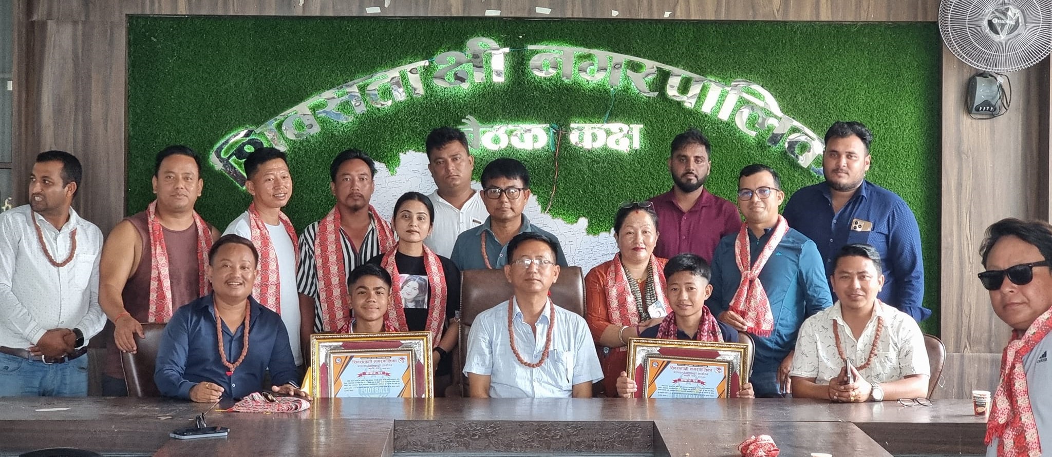 एन्फा एकेडेमीमा छनौट भएका खेलाडीलाई मासिक ८ हजार दिने शिवसताक्षी नगरको घोषणा