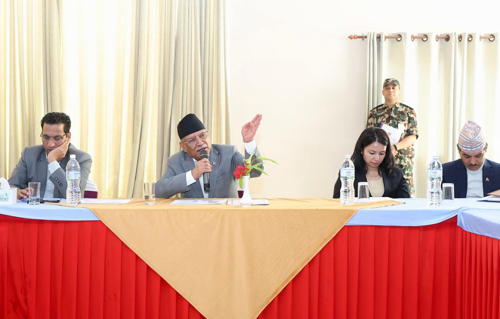 सुनकोशी–मरिण डाइभर्सन आयोजनाका बाँकी काम निर्धारित समयमै सक्न प्रधानमन्त्रीले दिए निर्देशन