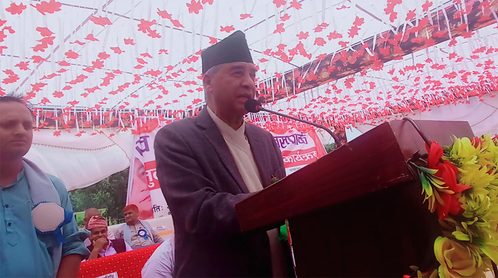 प्रतिपक्षको भूमिका कांग्रेस थप सशक्त हुन्छः सभापति देउवा