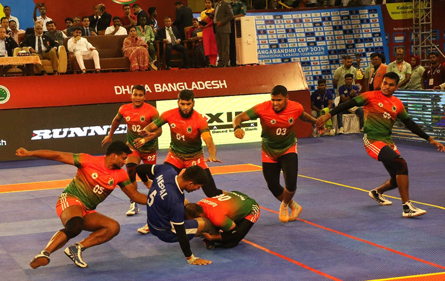 बंगबन्धु कप अन्तर्राष्ट्रिय पुरुष कबड्डी- नेपाल उपविजेतामा सिमित